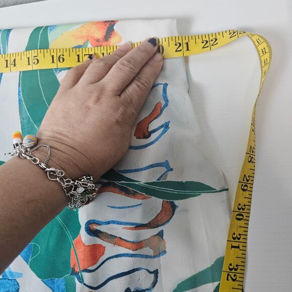 Jealous Tomato Halter Maxi Dress Women Small White Tropical Boho Resort Vacation - Picture 9 of 11